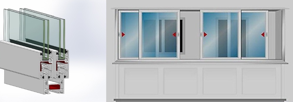Što odabrati metalno-plastične prozore na balkonu?